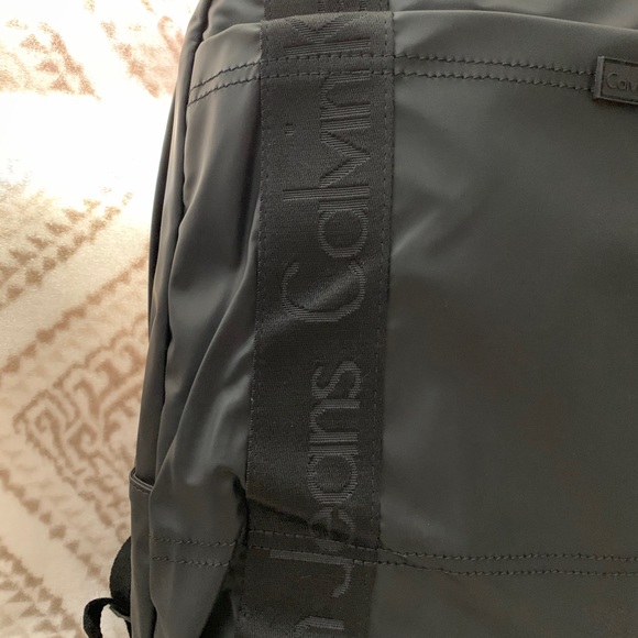 🎒Calvin Klein Jeans Black Leather backpack🎒